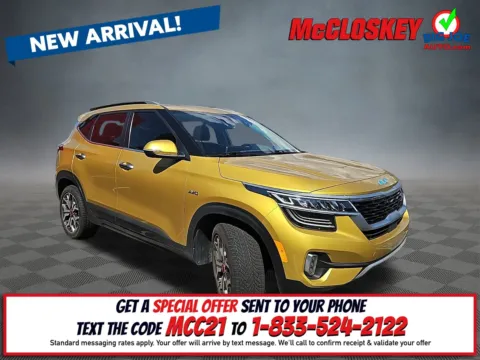 Yellow 2022 Kia Seltos SX for sale in Colorado Springs, CO