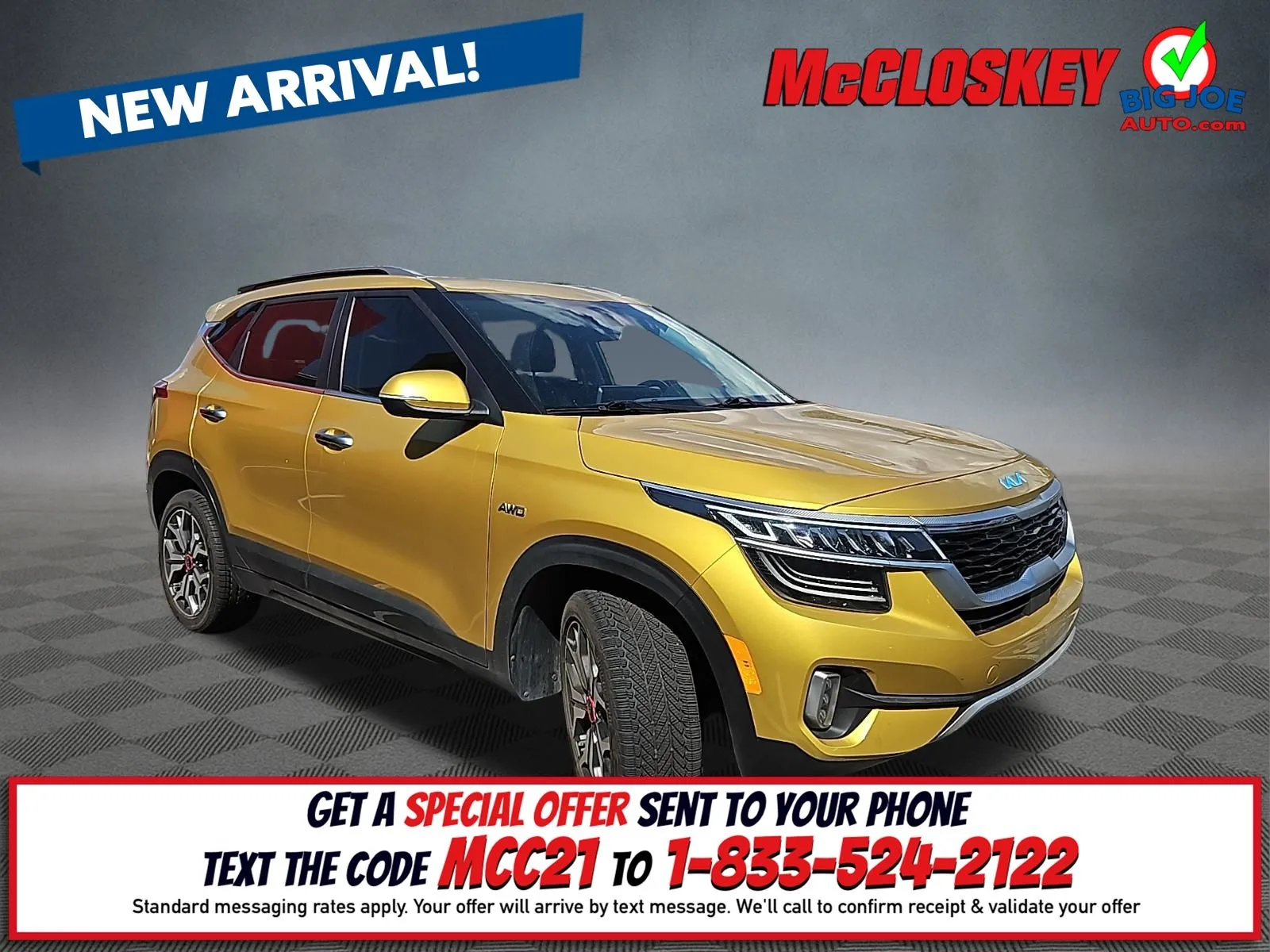 Yellow 2022 Kia Seltos SX for sale in Colorado Springs, CO