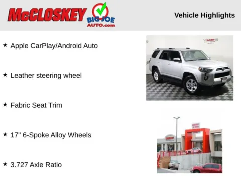 Photos of 2024 Toyota 4Runner SR5 for sale in Colorado Springs, CO at McCloskey Truck Town (Licensed as McCloskey Motors Inc.)