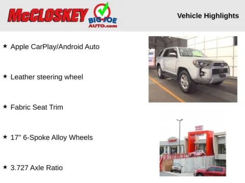 Photos of 2024 Toyota 4Runner SR5 for sale in Colorado Springs, CO at McCloskey Truck Town