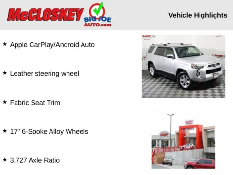 Photos of 2024 Toyota 4Runner SR5 for sale in Colorado Springs, CO at McCloskey Motors, Inc.