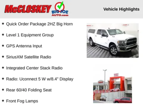 Photos of 2023 Ram 2500 Big Horn for sale in Colorado Springs, CO at McCloskey Motors, Inc.
