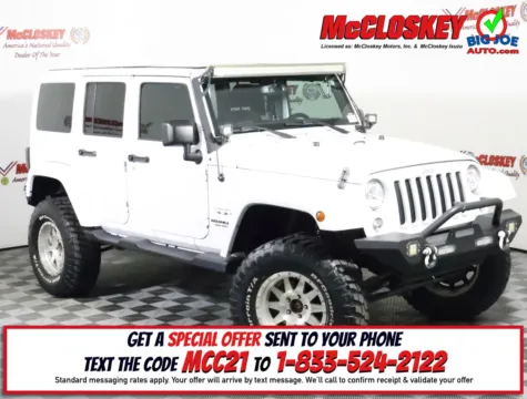 White 2017 Jeep Wrangler Unlimited Sahara for sale in Colorado Springs, CO