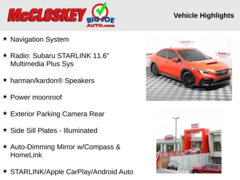 Photos of 2022 Subaru WRX Limited for sale in Colorado Springs, CO at McCloskey Motors, Inc.