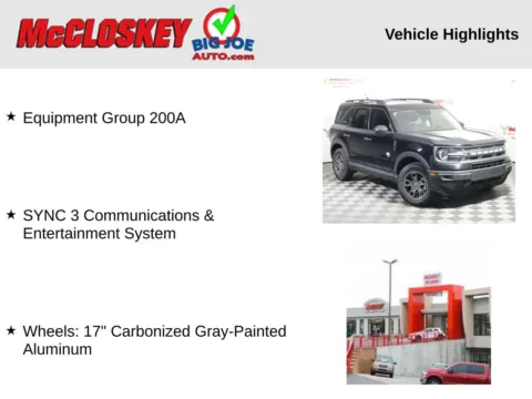 Photos of 2024 Ford Bronco Sport Big Bend for sale in Colorado Springs, CO at McCloskey Truck Town (Licensed as McCloskey Motors Inc.)