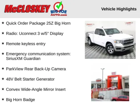 Photos of 2022 Ram 1500 Big Horn for sale in Colorado Springs, CO at McCloskey Truck Town (Licensed as McCloskey Motors Inc.)