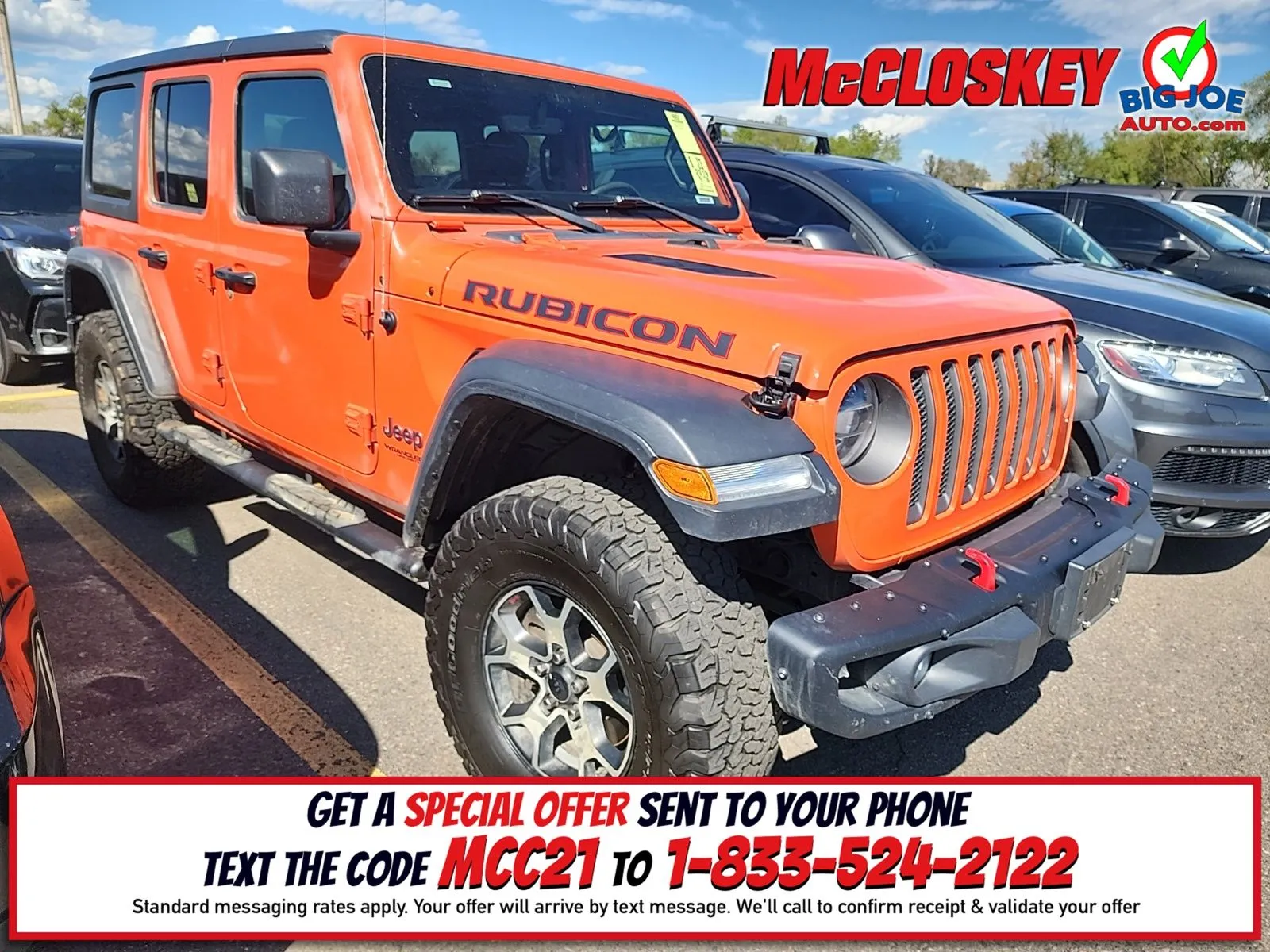 Orange 2019 Jeep Wrangler Unlimited Rubicon for sale in Colorado Springs, CO