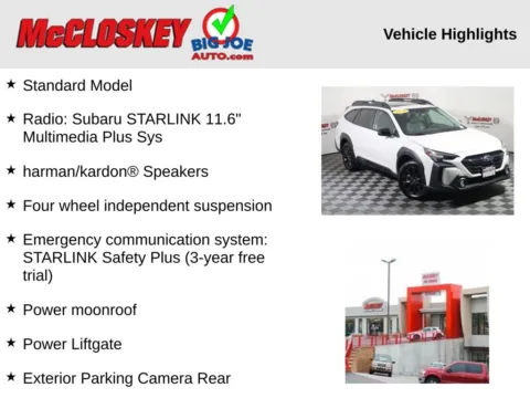 Photos of 2024 Subaru Outback Onyx Edition for sale in Colorado Springs, CO at McCloskey Motors, Inc.