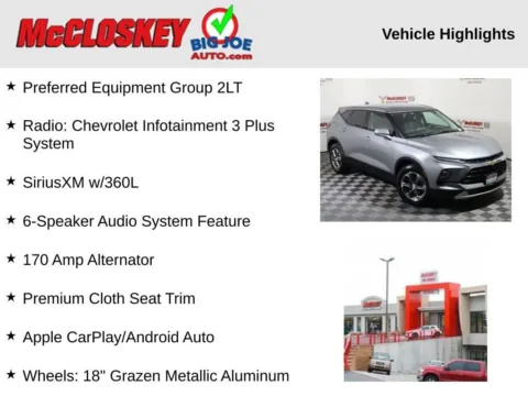 Another view of 2023 Chevrolet Blazer LT for sale in Colorado Springs, CO at McCloskey Truck Town (Licensed as McCloskey Motors Inc.)