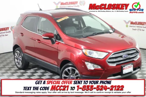 Red 2019 Ford EcoSport Titanium for sale in Colorado Springs, CO