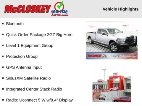 Photos of 2023 Ram 2500 Big Horn for sale in Colorado Springs, CO at McCloskey Truck Town (Licensed as McCloskey Motors Inc.)