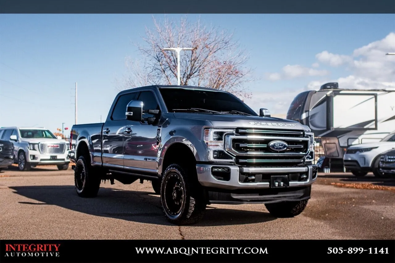 Silver 2022 Ford F-350SD Platinum for sale in Albuquerque, NM