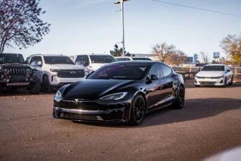 Another view of 2022 Tesla Model S Plaid for sale in Albuquerque, NM at Integrity Automotive