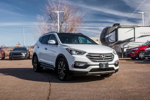 White 2018 Hyundai Santa Fe Sport 2.0T Ultimate for sale in Albuquerque, NM