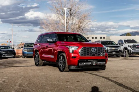 Red 2023 Toyota Sequoia Capstone for sale in Albuquerque, NM