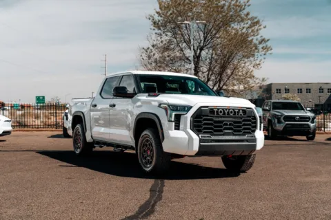 White 2024 Toyota Tundra Hybrid TRD Pro for sale in Albuquerque, NM