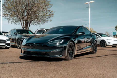 Another view of 2022 Tesla Model S Plaid for sale in Albuquerque, NM at Integrity Automotive
