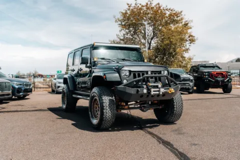 Black 2016 Jeep Wrangler Unlimited Rubicon for sale in Albuquerque, NM