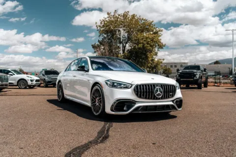 White 2024 Mercedes-Benz S-Class S 63 E AMG for sale in Albuquerque, NM