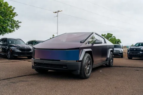 Another view of 2024 Tesla Cybertruck for sale in Albuquerque, NM at Integrity Automotive