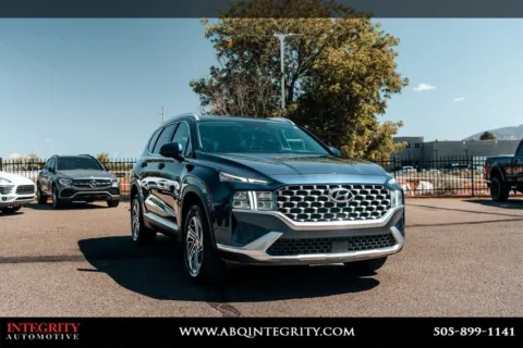 Blue 2021 Hyundai Santa Fe SEL for sale in Albuquerque, NM