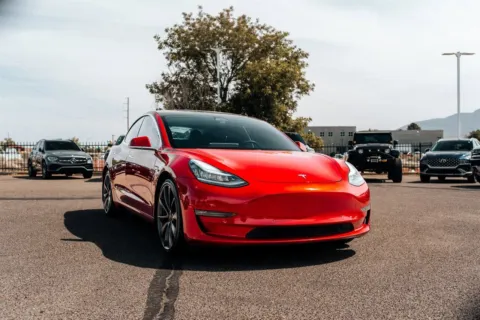 Red 2020 Tesla Model 3 Performance for sale in Albuquerque, NM
