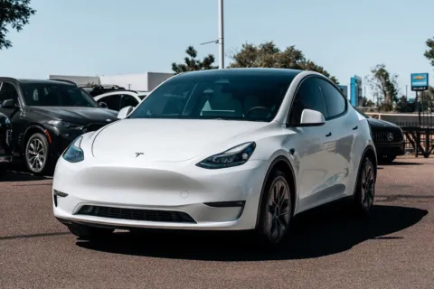 Another view of 2025 Tesla Model Y Long Range for sale in Albuquerque, NM at Integrity Automotive