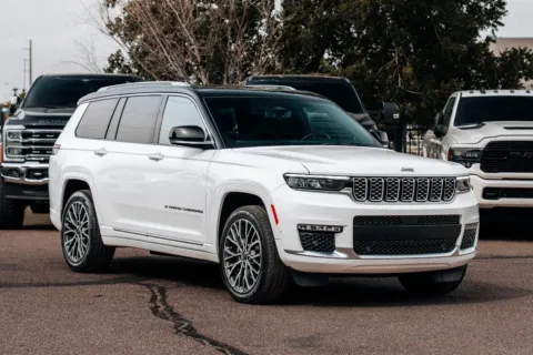 White 2021 Jeep Grand Cherokee L Summit for sale in Albuquerque, NM
