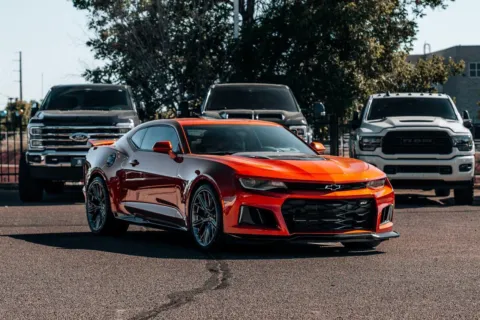 Orange 2023 Chevrolet Camaro ZL1 for sale in Albuquerque, NM