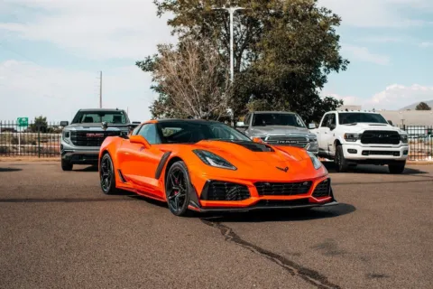 Orange 2019 Chevrolet Corvette ZR1 for sale in Albuquerque, NM