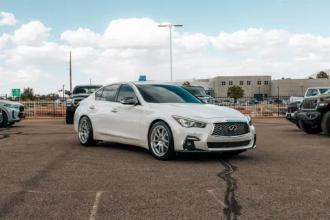 White 2022 INFINITI Q50 SENSORY for sale in Albuquerque, NM