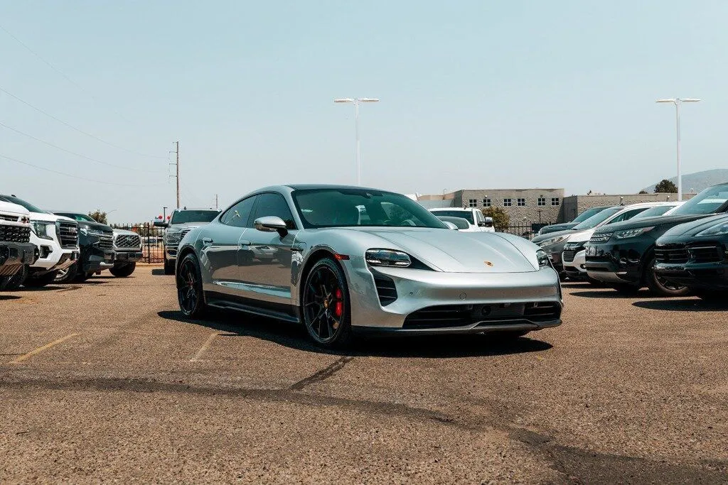 White 2022 Porsche Taycan GTS for sale in Albuquerque, NM