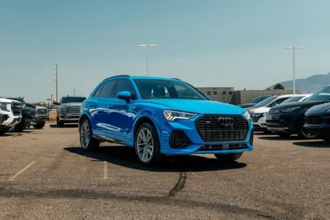Blue 2023 Audi Q3 Premium Plus for sale in Albuquerque, NM