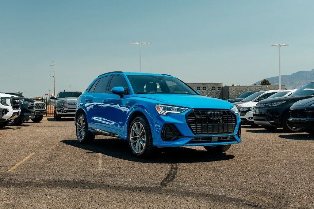 Blue 2023 Audi Q3 Premium Plus for sale in Albuquerque, NM