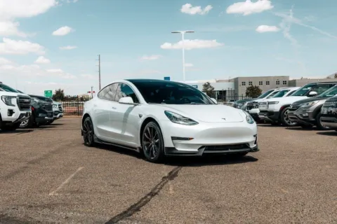 White 2019 Tesla Model 3 Long Range for sale in Albuquerque, NM