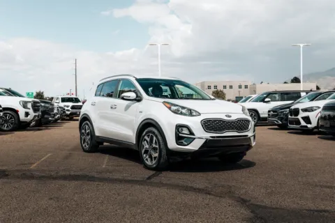 White 2021 Kia Sportage EX for sale in Albuquerque, NM
