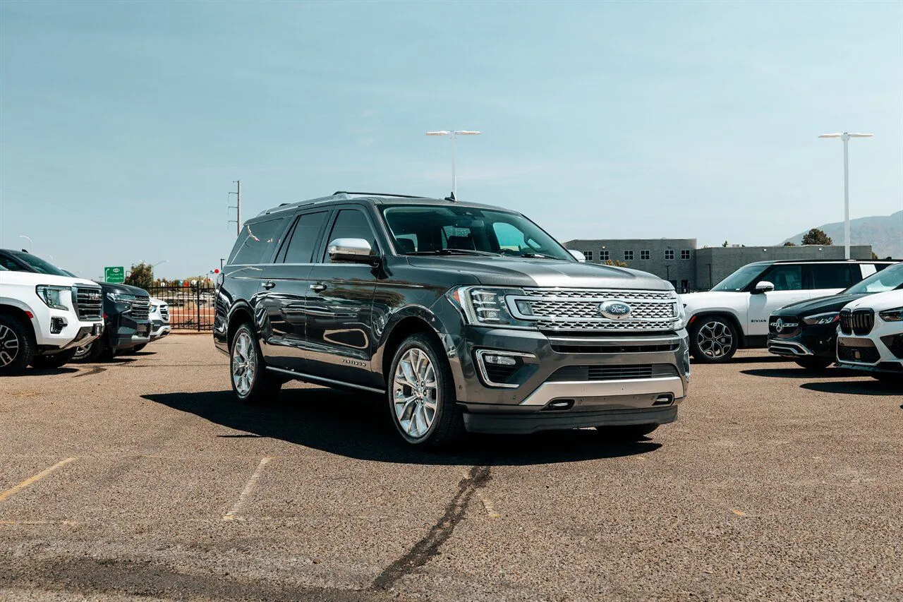 Gray 2019 Ford Expedition Max Platinum for sale in Albuquerque, NM