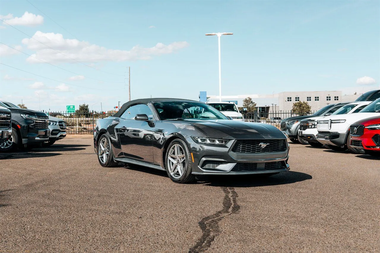 Gray 2024 Ford Mustang EcoBoost for sale in Albuquerque, NM