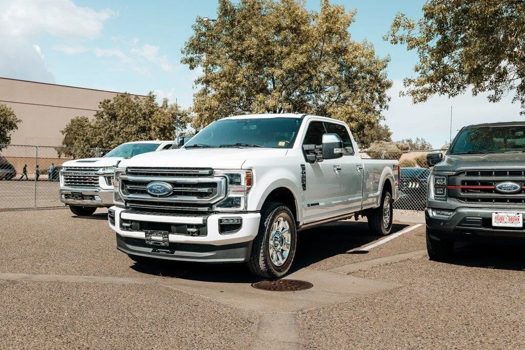 White 2021 Ford F-350SD Platinum for sale in Albuquerque, NM