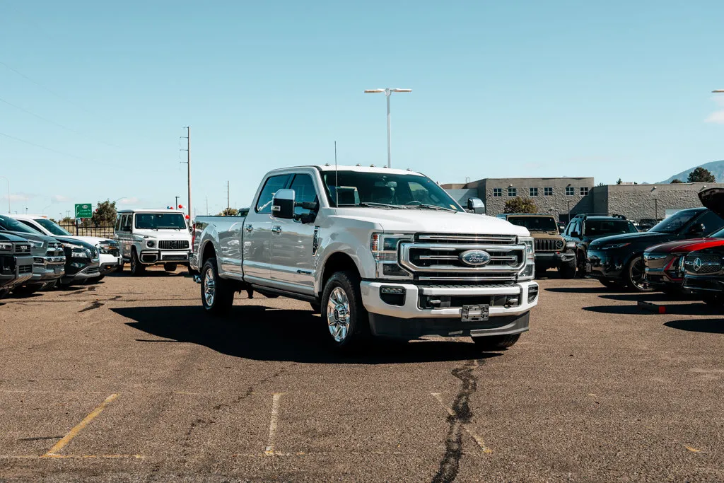 White 2021 Ford F-350SD Platinum for sale in Albuquerque, NM