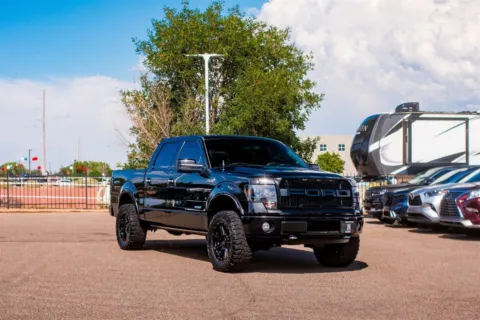 Black 2013 Ford F-150 Limited for sale in Albuquerque, NM