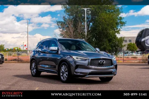 Gray 2021 INFINITI QX50 LUXE for sale in Albuquerque, NM