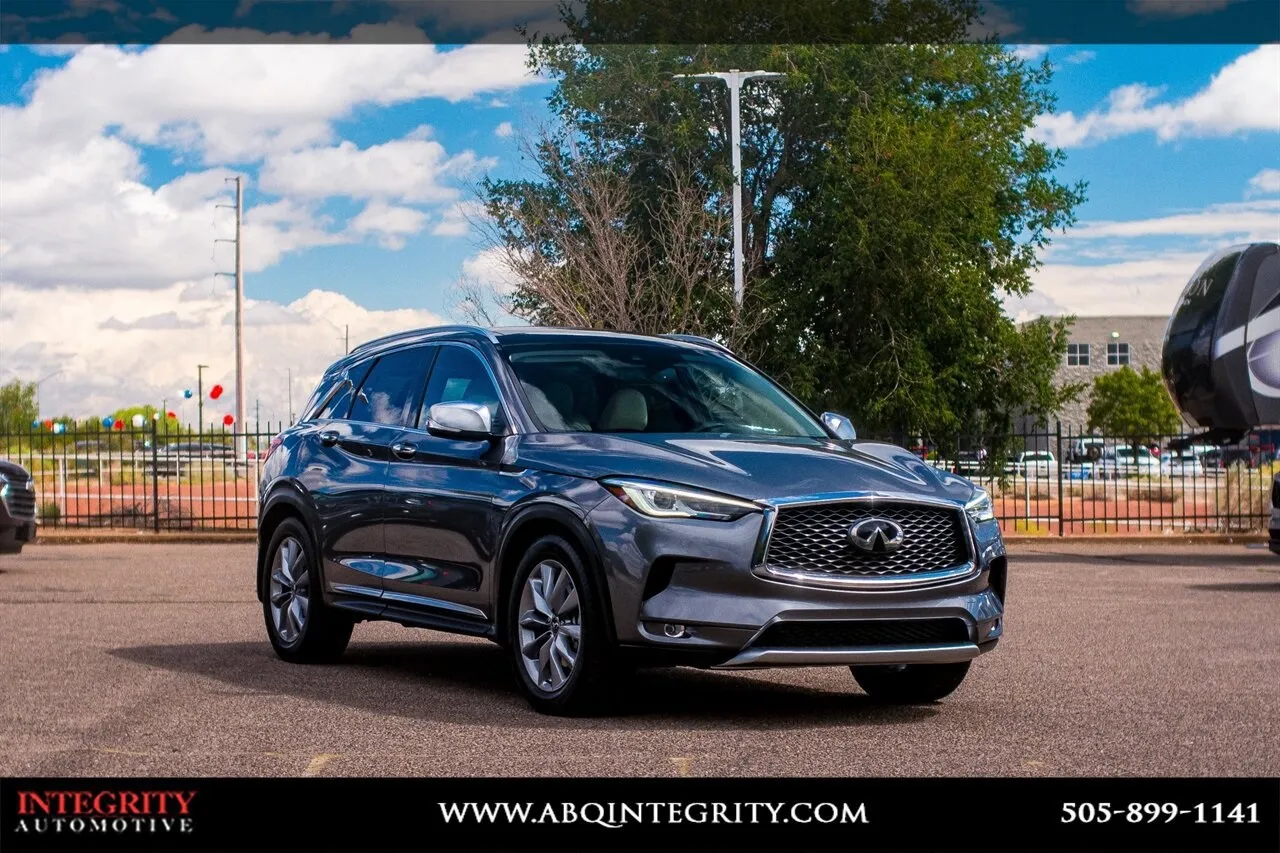 Gray 2021 INFINITI QX50 LUXE for sale in Albuquerque, NM