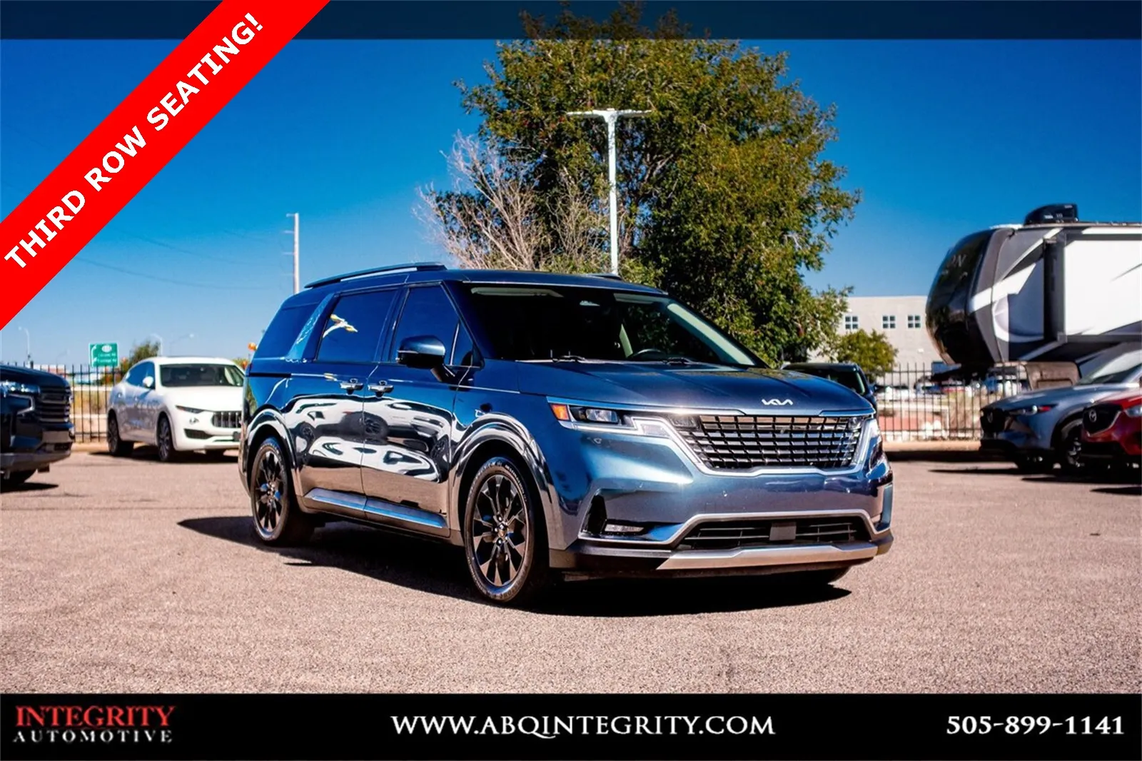 Blue 2022 Kia Carnival SX for sale in Albuquerque, NM