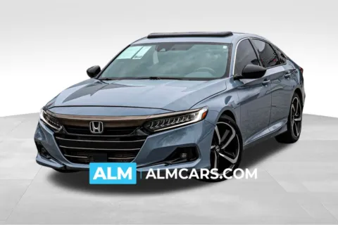 Black 2021 Honda Accord Sport 2.0T for sale in Newnan, GA
