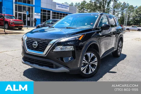 Black 2023 Nissan Rogue SV for sale in Newnan, GA