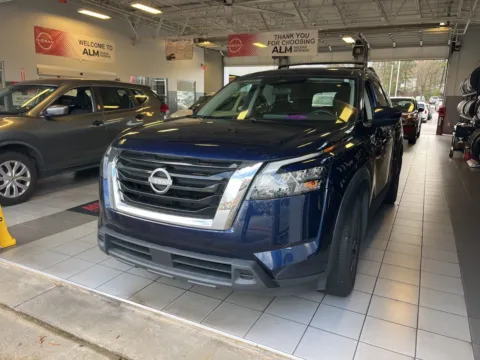 Blue 2023 Nissan Pathfinder SV for sale in Newnan, GA