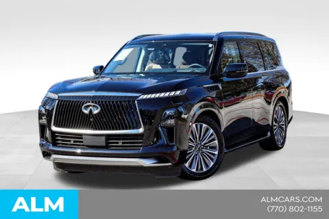 Black 2025 INFINITI QX80 SENSORY for sale in Newnan, GA