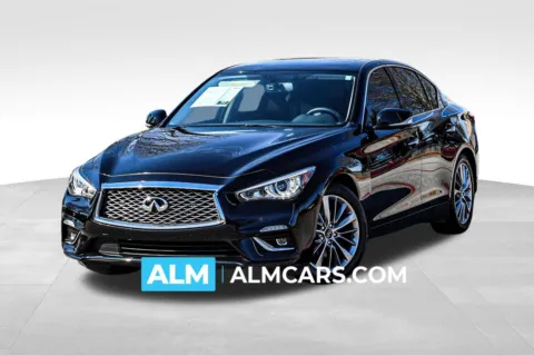 Black 2024 INFINITI Q50 LUXE for sale in Newnan, GA