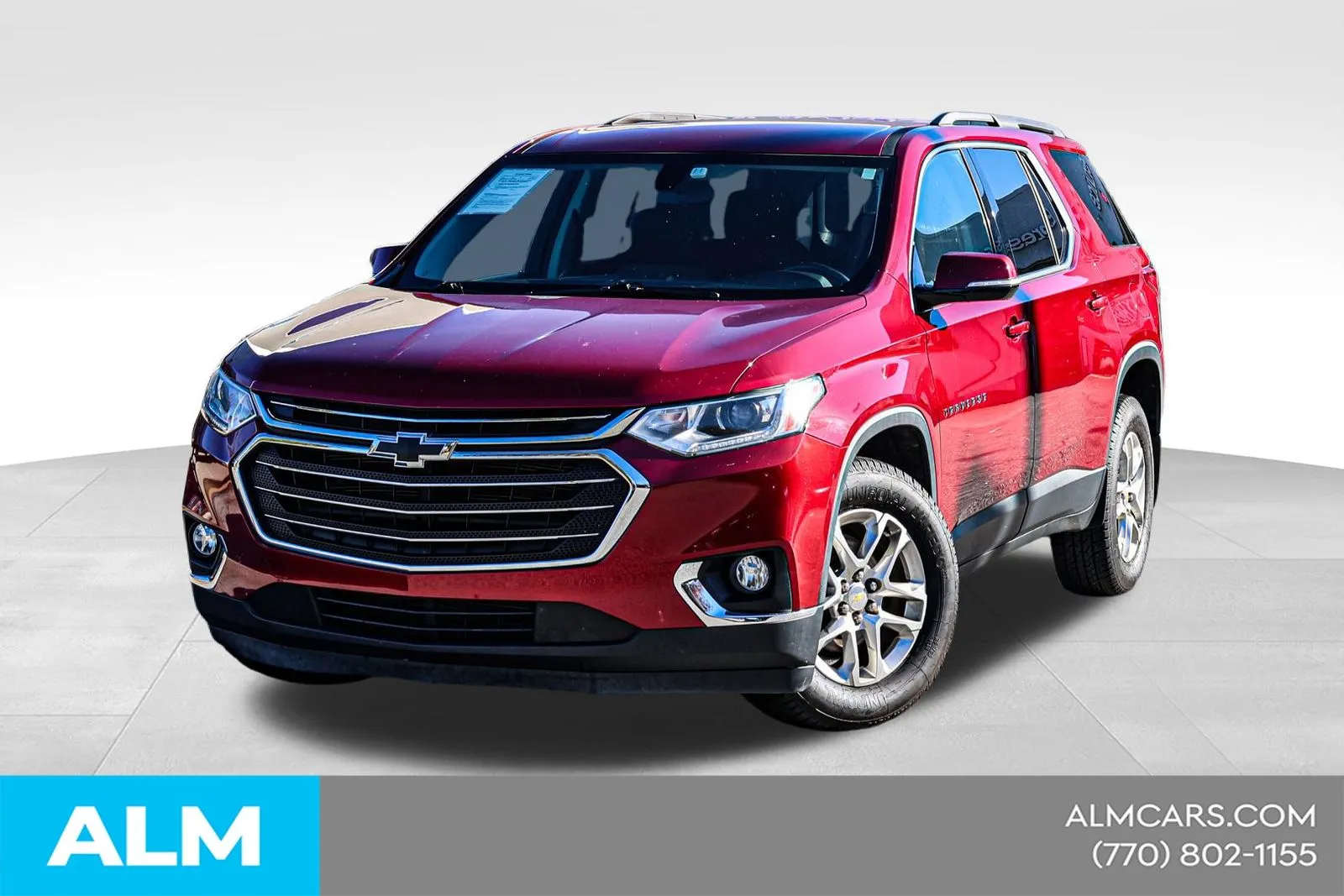Red 2019 Chevrolet Traverse LT for sale in Newnan, GA